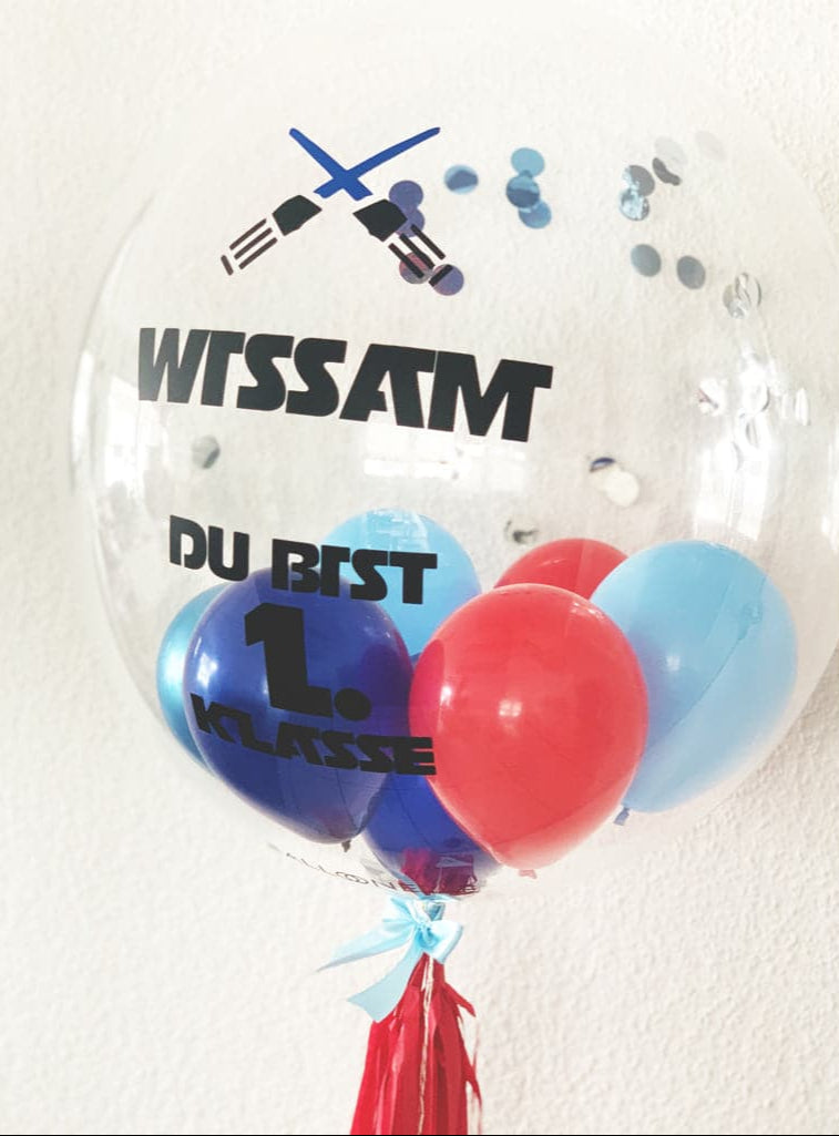 Star Wars Schulkind Einschulung Designer Ballon - BALLOONELLE