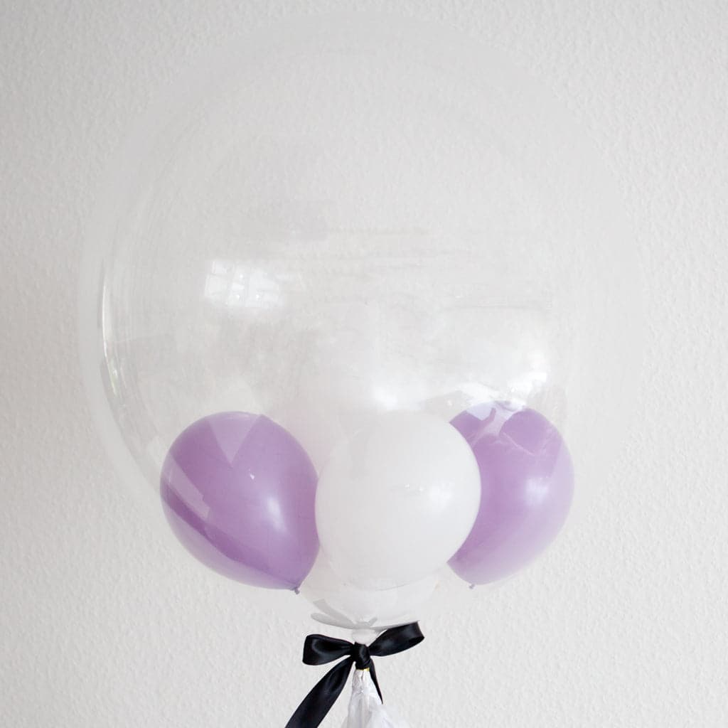 Violet Bloom Designer Ballon - BALLOONELLE