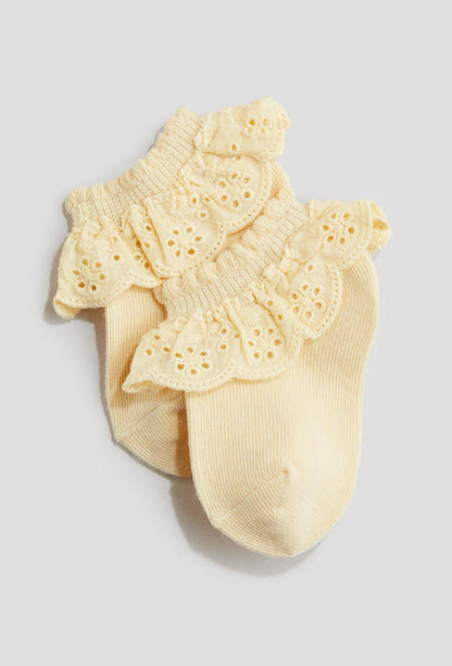 Ballon Baby-Geschenkset Personalisiert 7-teilig Baumwollmusselin Weiß