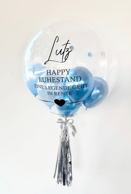 Blauwe Marine Designer Ballon