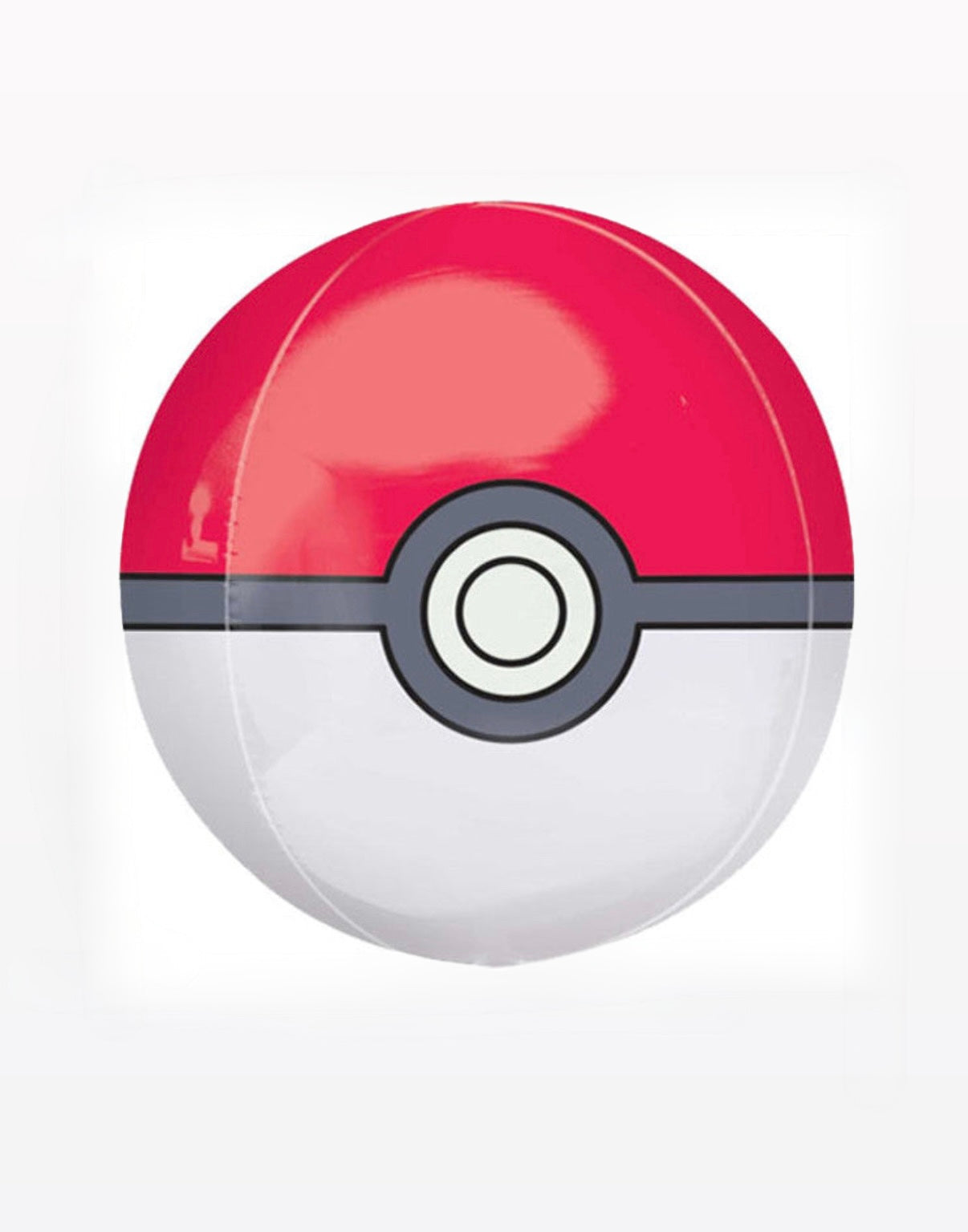 Pokémon Pokeball Folienballon (ca. 40,64cm) - Mit Helium gefüllt