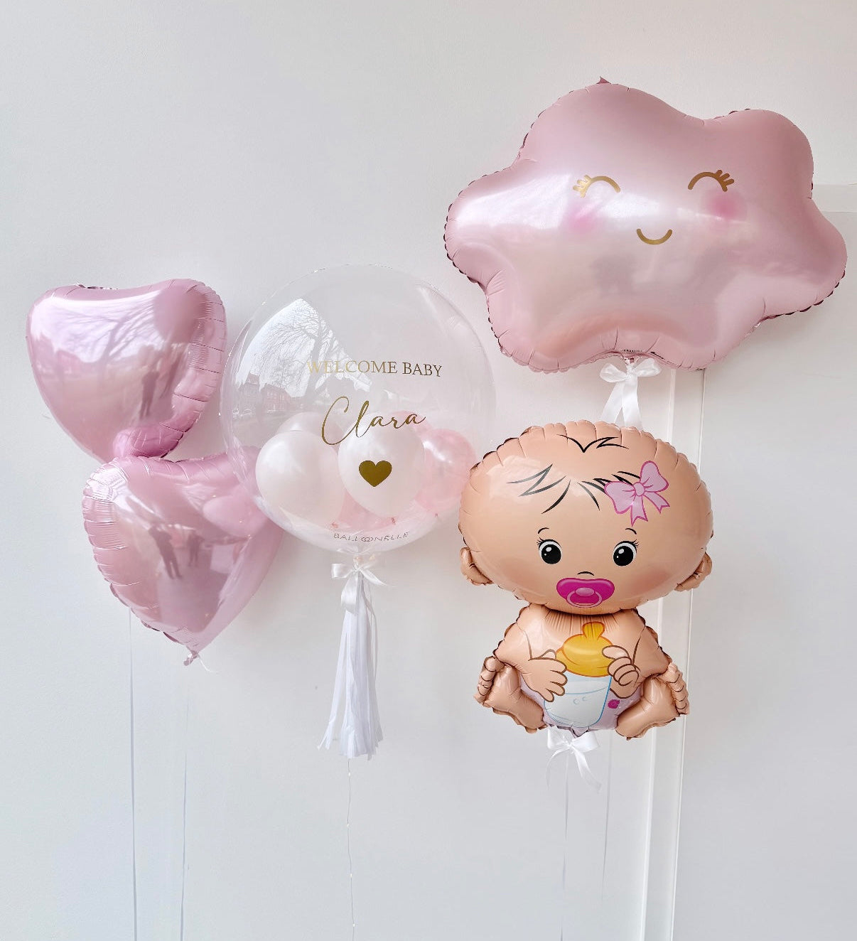 Ballonbabyset-pastelpink