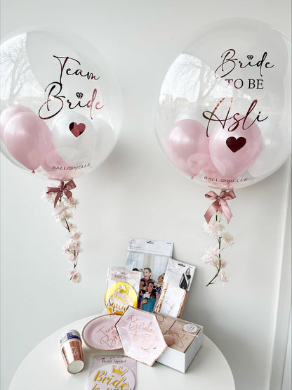 Bride to Be Blossom Designer Ballon
