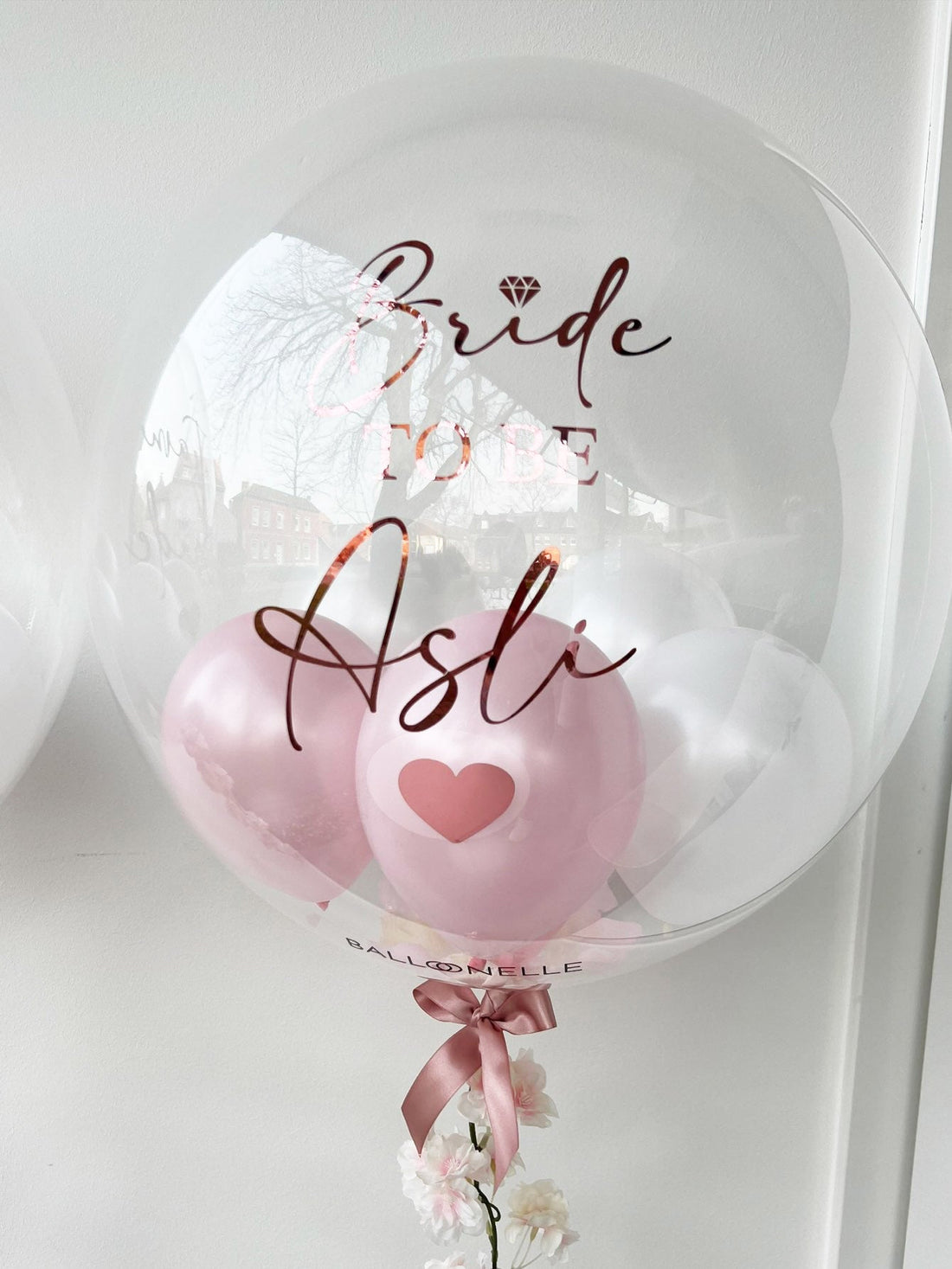 Bride to Be Blossom Designer Ballon