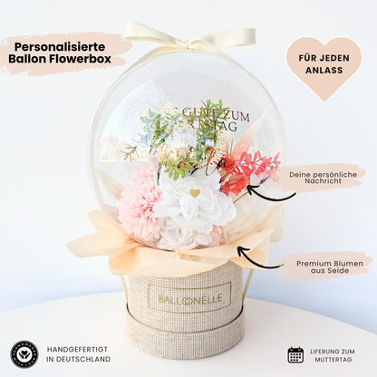 Ballon Flowerbox Vintage Personalisiert