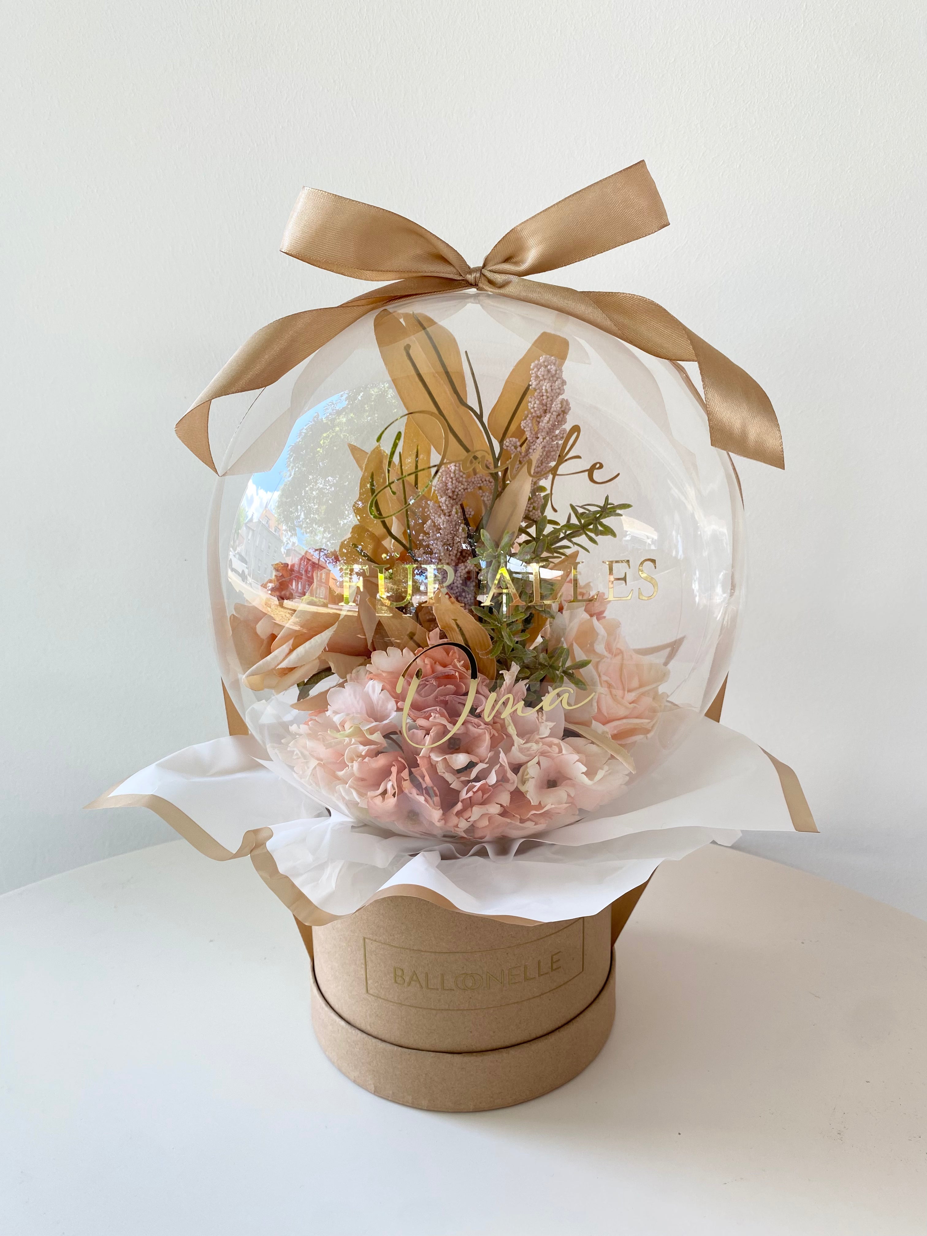 Ballon Flowerbox Vintage Personalisiert