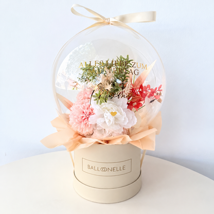 Ballon Flowerbox Vintage Personalisiert