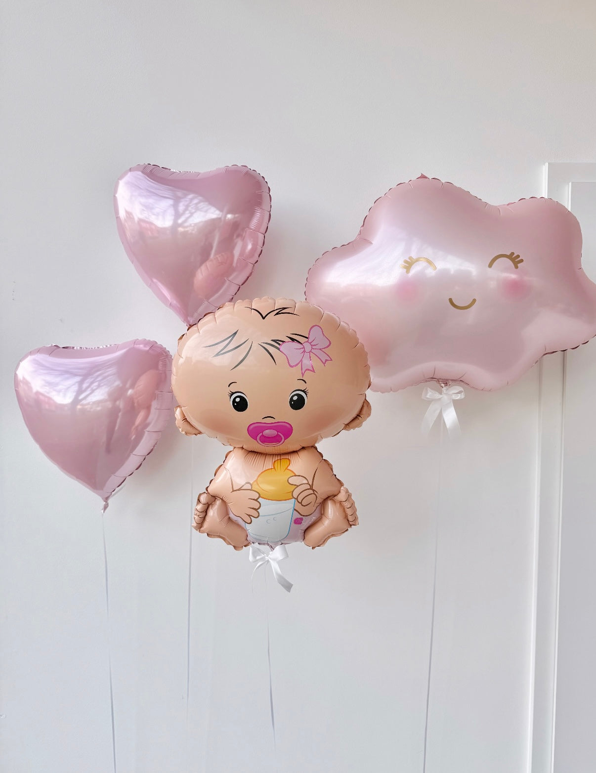 Folienballonset-pastelpink