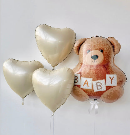 Folienballonset_cremebeige