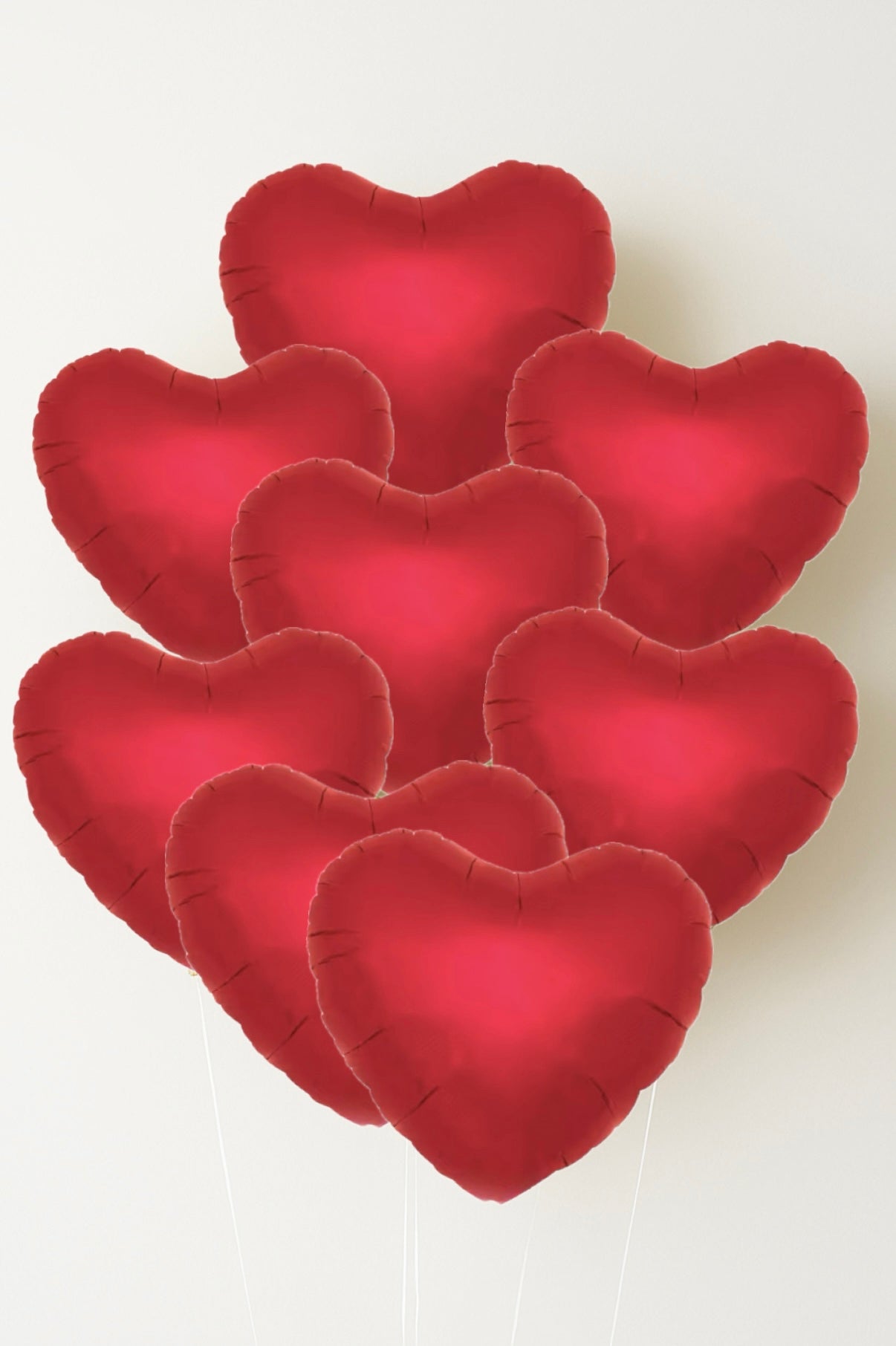 Folienherzballons-rot