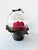 Ballon Flowerbox Personalisiert Schwarz-Rot
