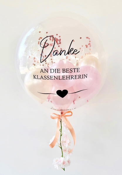 Beste Klassenlehrerin Designer Ballon
