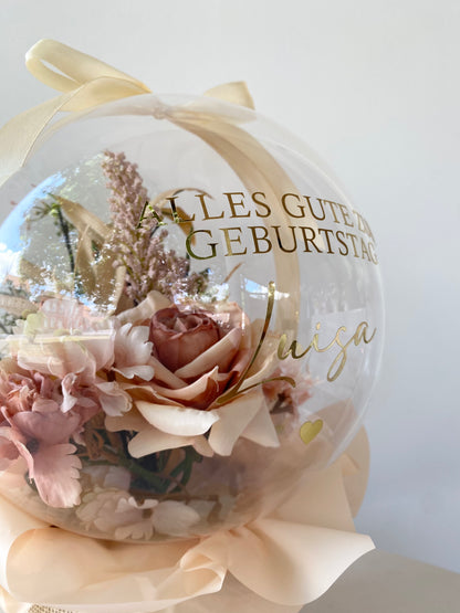 Ballon Flowerbox Vintage Personalisiert