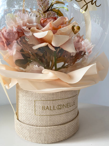 Ballon Flowerbox Vintage Personalisiert