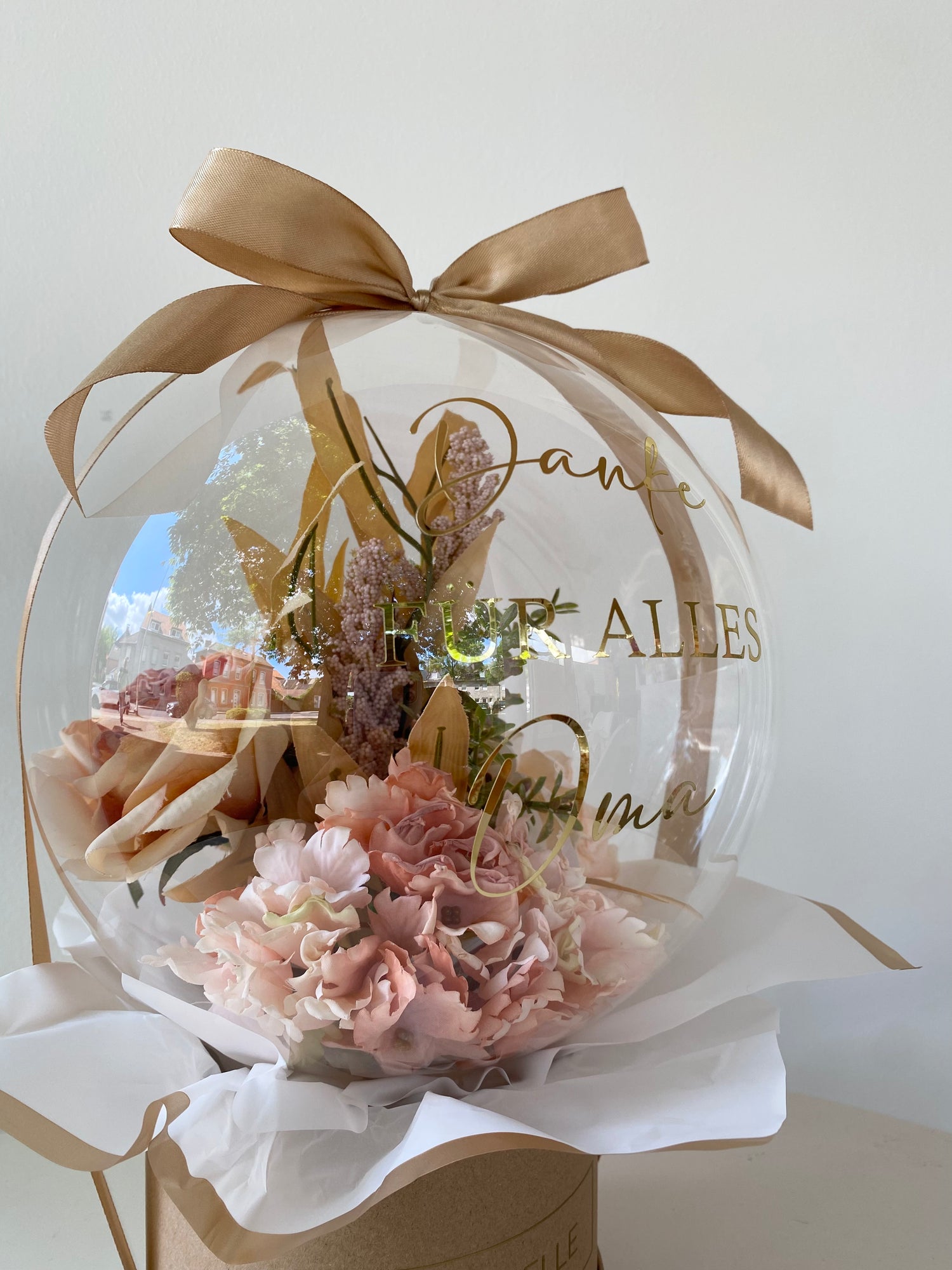 Ballon Flowerbox Vintage Personalisiert