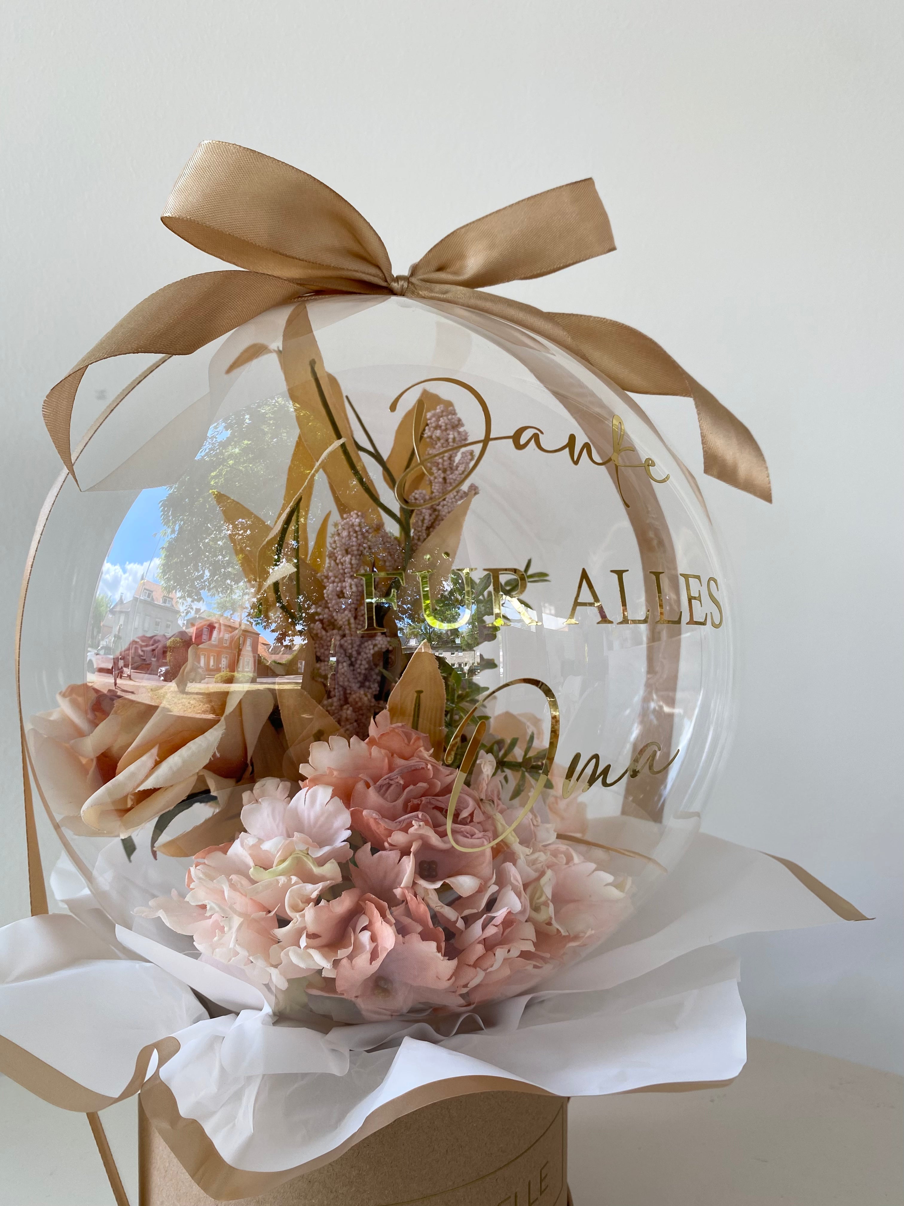 Ballon Flowerbox Vintage Personalisiert