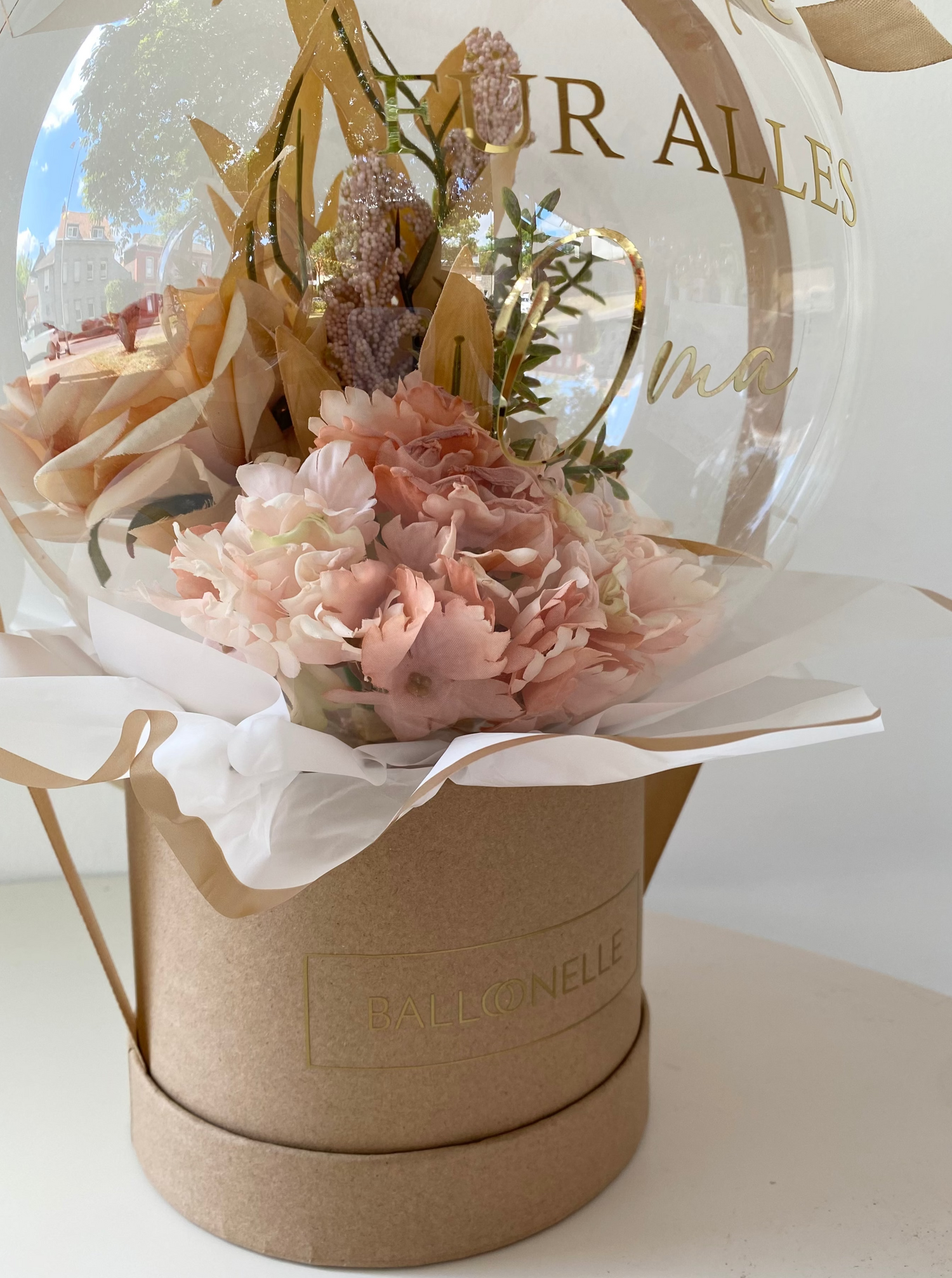 Ballon Flowerbox Vintage Personalisiert