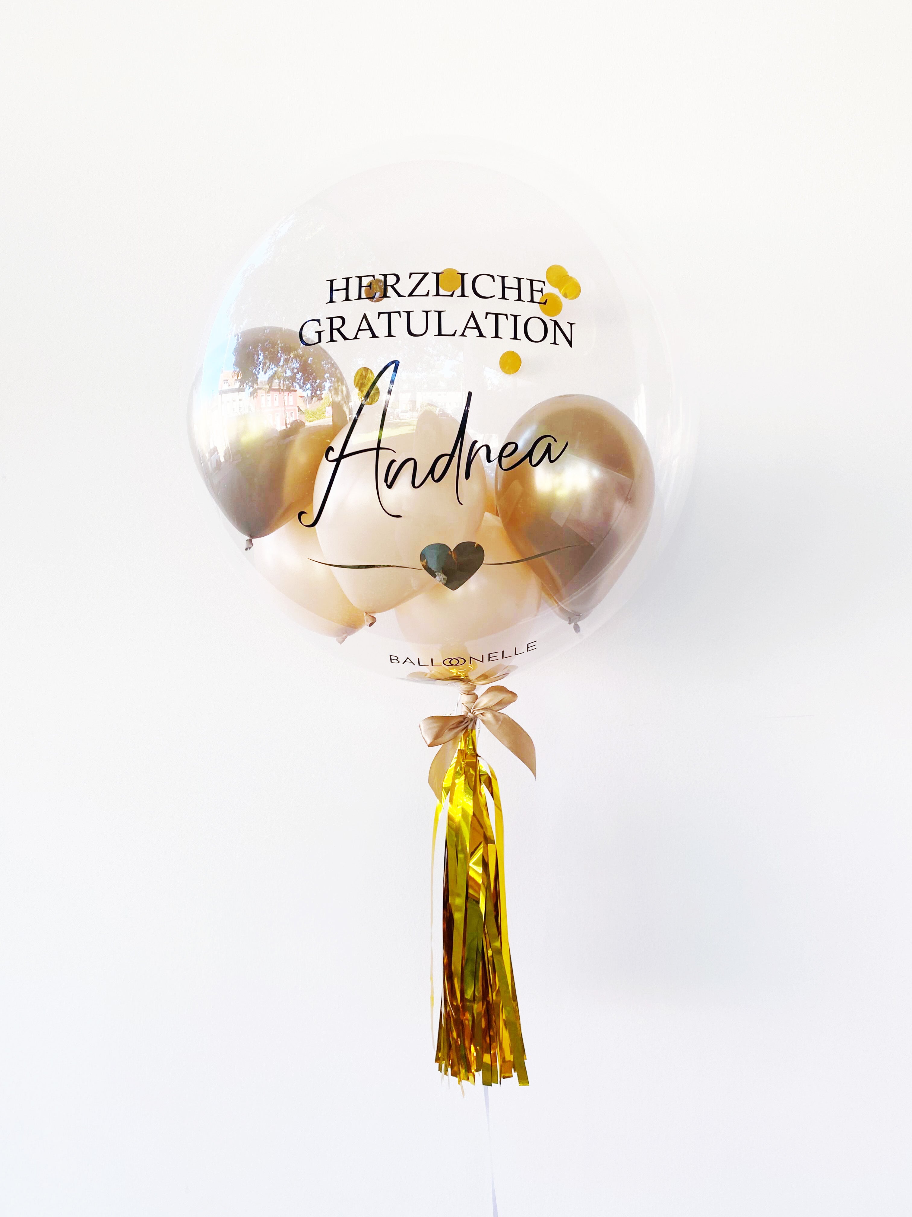 Gratulation Designer Ballon