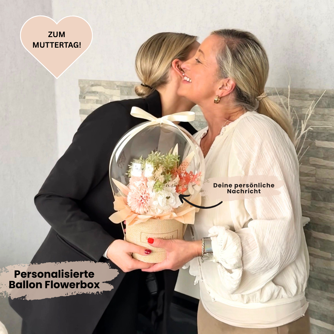 Ballon Flowerbox Vintage Personalisiert