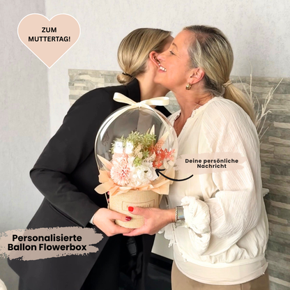Ballon Flowerbox Vintage Personalisiert