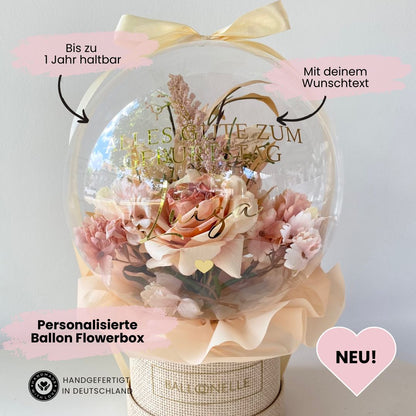 Ballon Flowerbox Vintage Personalisiert