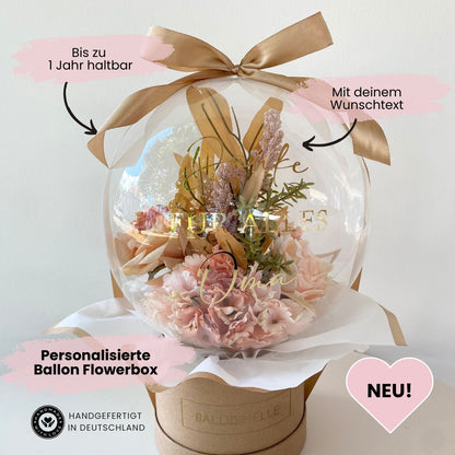 Ballon Flowerbox Vintage Personalisiert