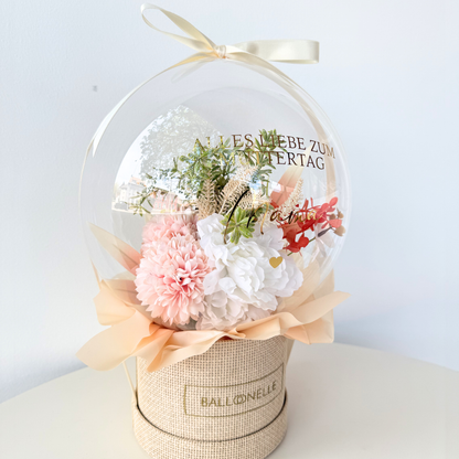 Ballon Flowerbox Vintage Personalisiert