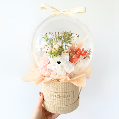 Ballon Flowerbox Vintage Personalisiert
