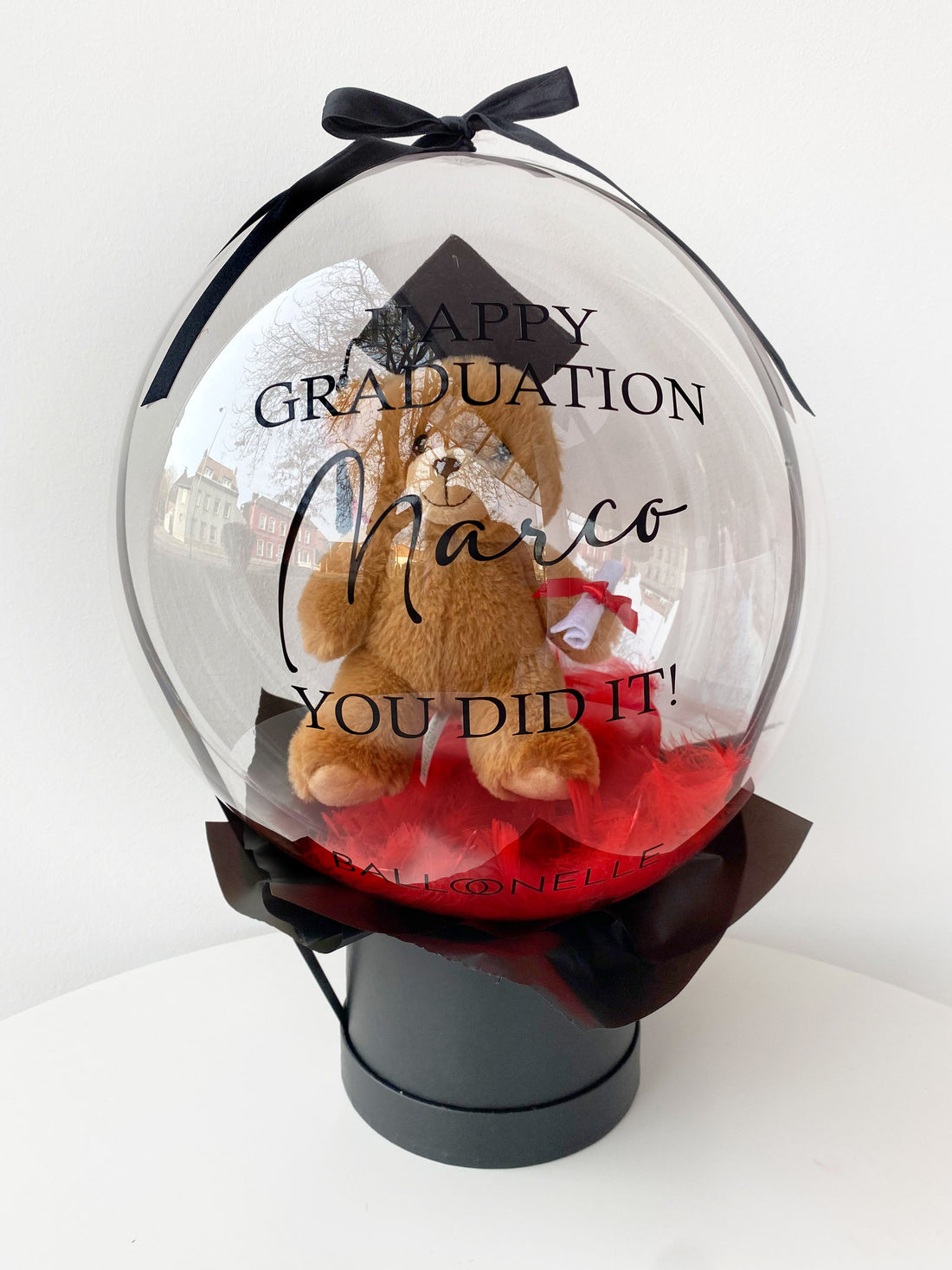 Graduation Teddy Ballon Personalisiert