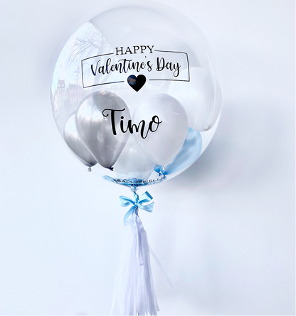 Heliumballon-Set Happy Valentine&