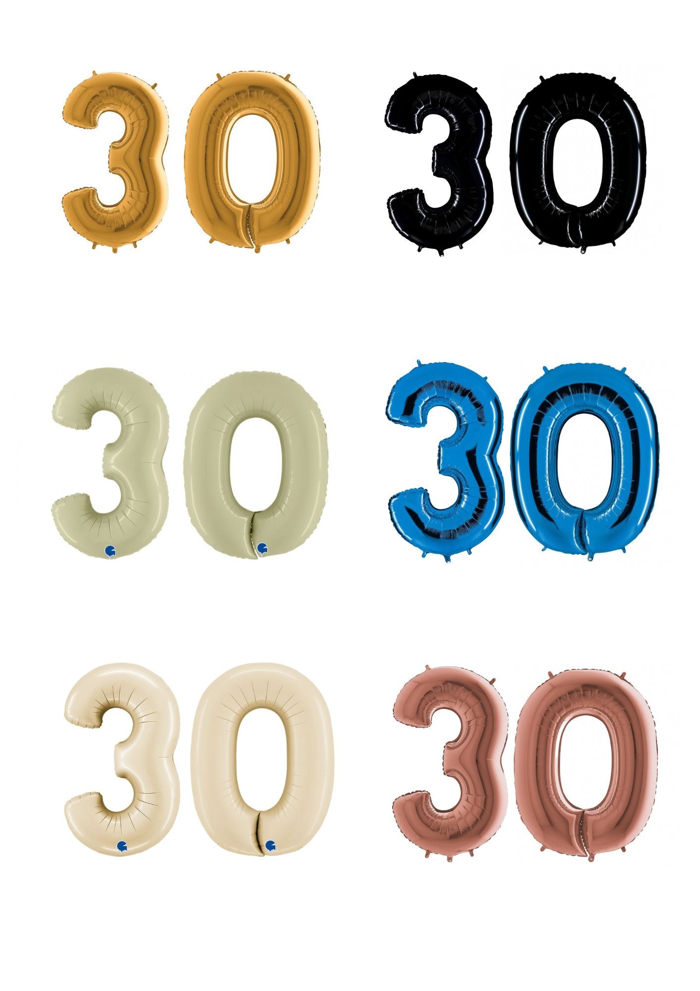 Zahl30-Folienballon