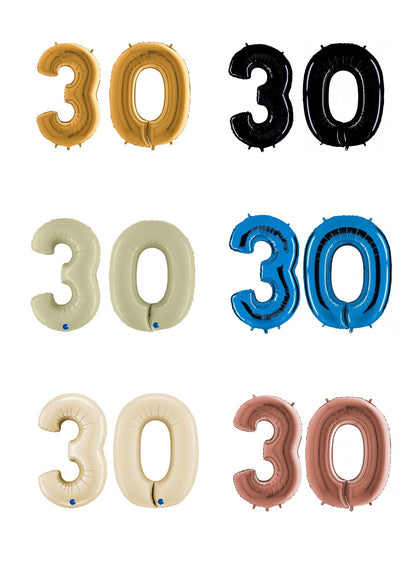 Zahl30-Folienballon