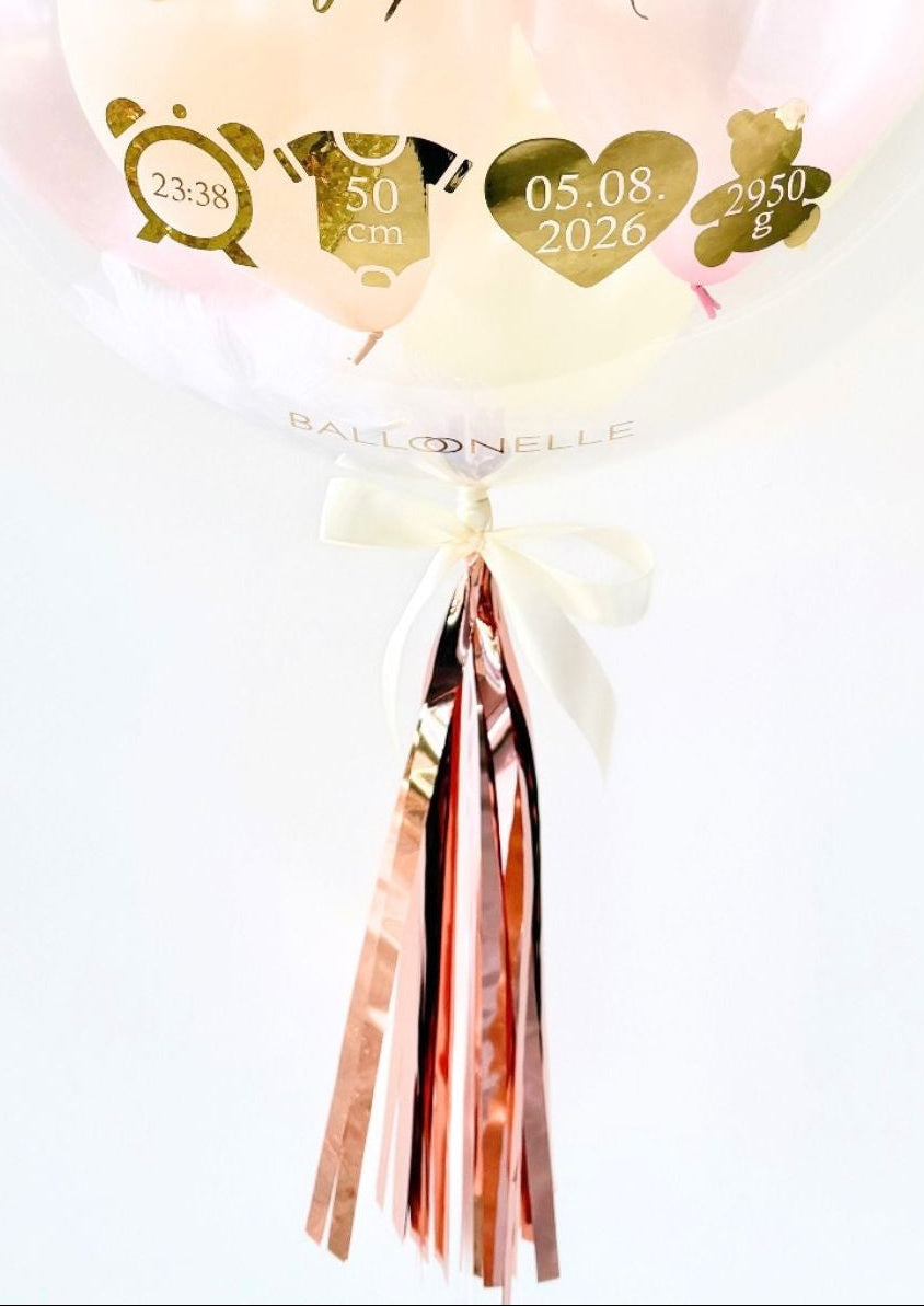 Golden Welcome to the World Baby Designer Ballon