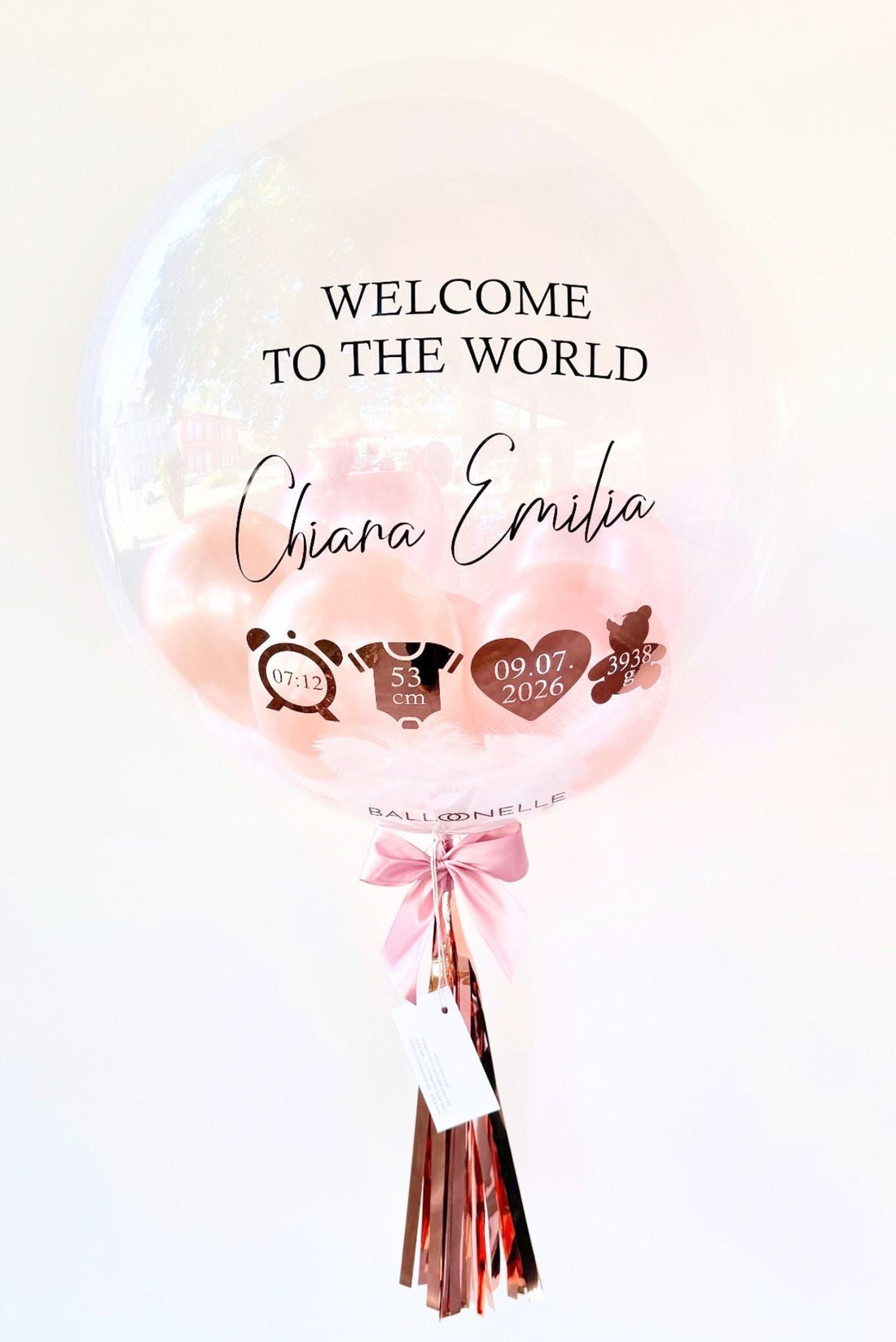 Welcome to the World Baby Designer Ballon