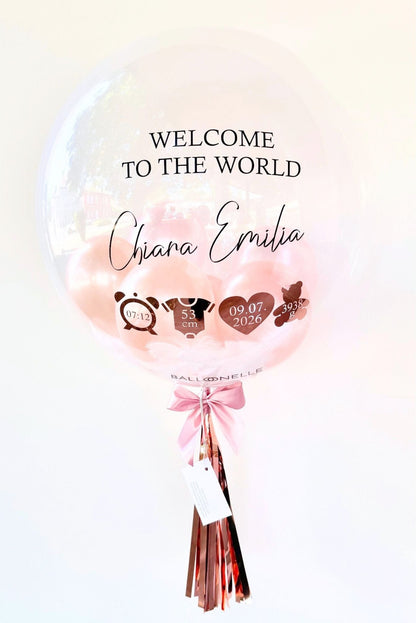 Welcome to the World Baby Designer Ballon