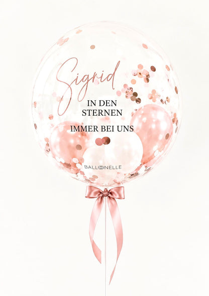 Purple Golden Birthday Designer Ballon