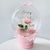 Ballon Flowerbox Personalisiert Rosa