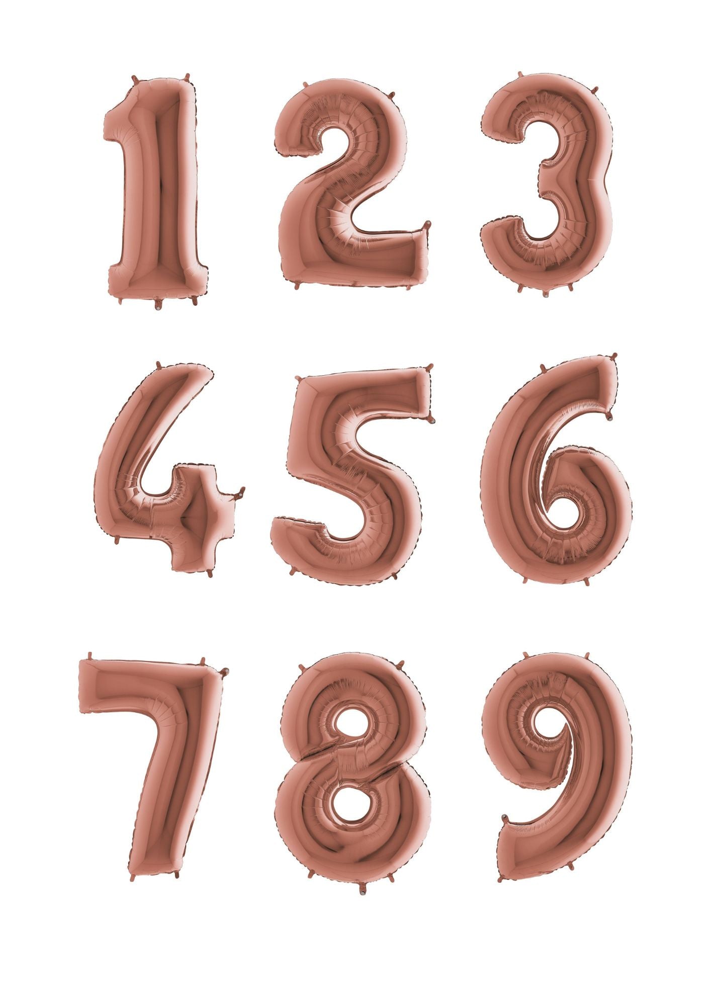 numbers-rosegold