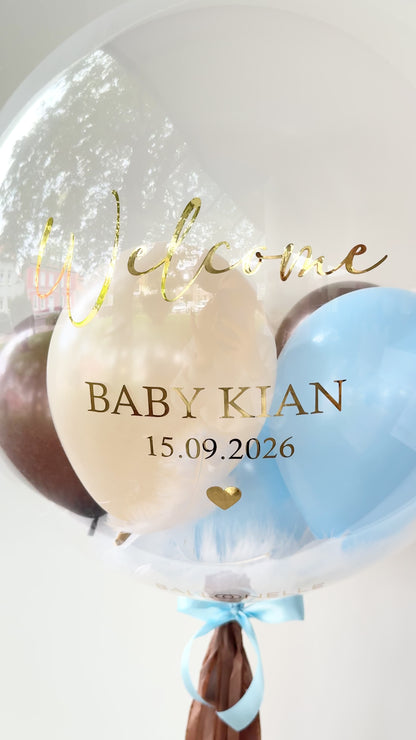 Welcome to the World Baby Designer Ballon
