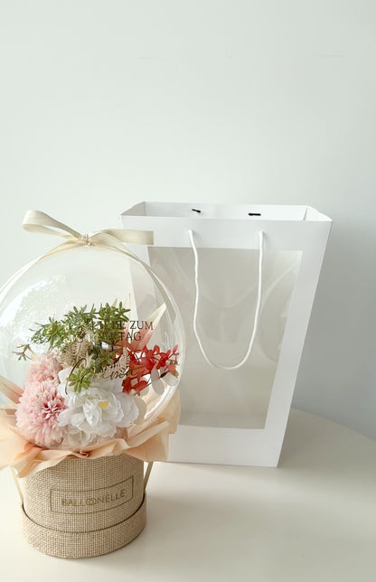 Ballon Flowerbox Vintage Personalisiert