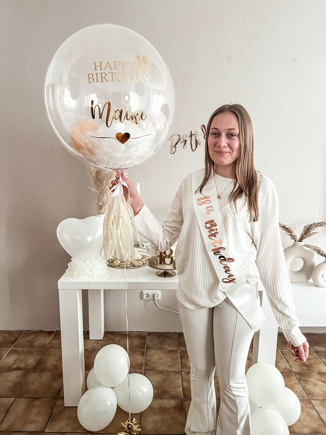 Happy 18th Birthday Designer Ballon