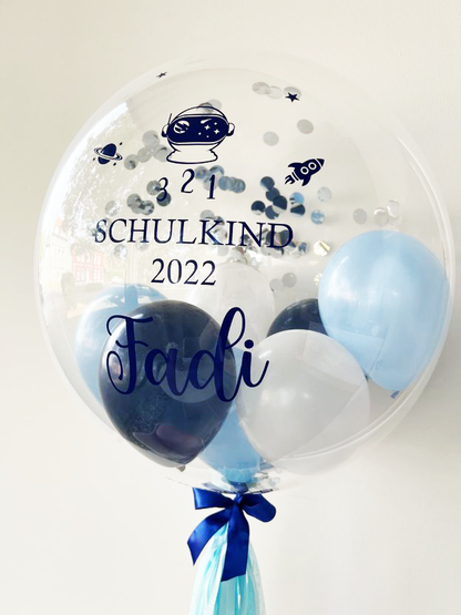 Schulkind Astronaut Designer Ballon - BALLOONELLE