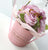 Ballon Flowerbox Personalisiert Rosa