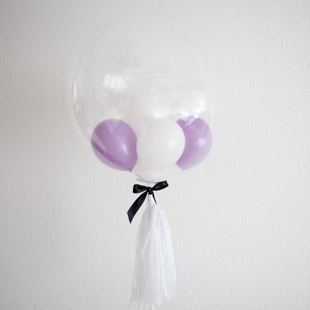 Violet Bloom Designer Ballon - BALLOONELLE