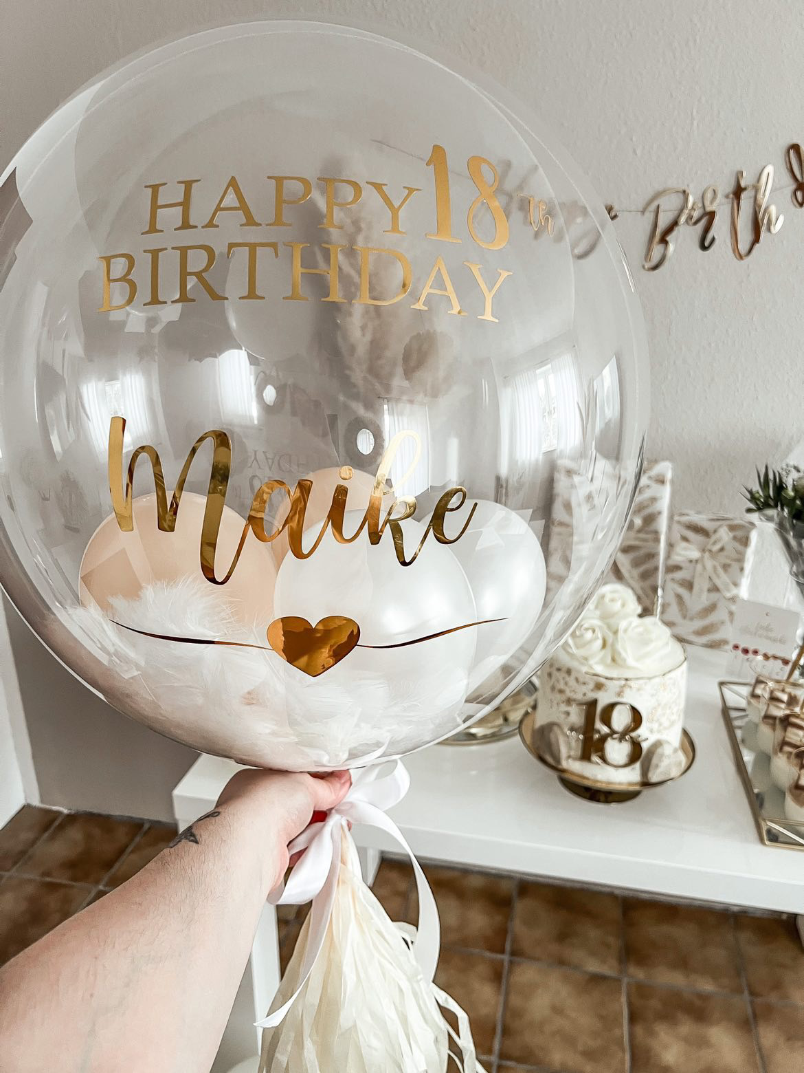 Happy 18th Birthday Designer Ballon