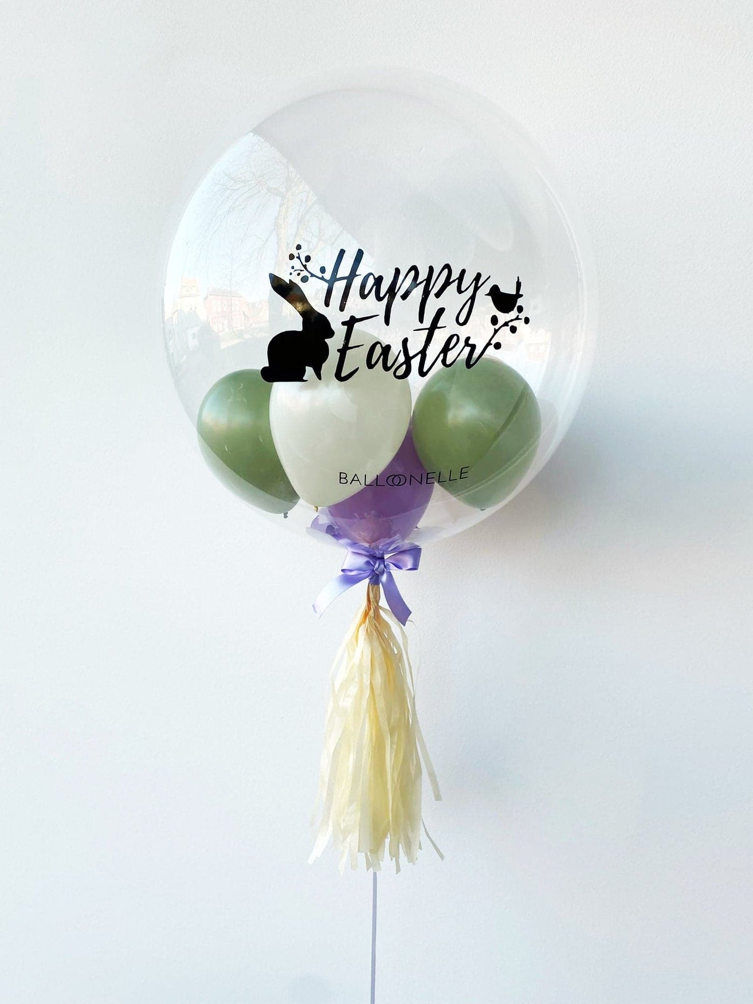 Colorful Happy Easter Designer Ballon - BALLOONELLE