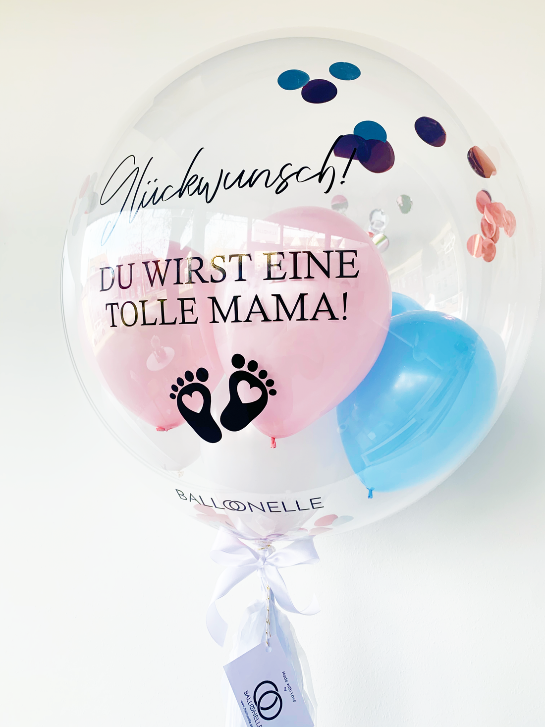 Congratulations Baby Designer Ballon - BALLOONELLE
