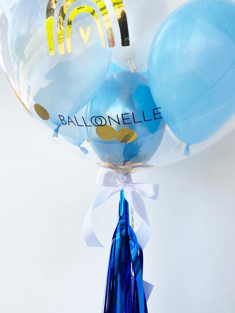 Rainbow Taufgeschenk Designer Ballon