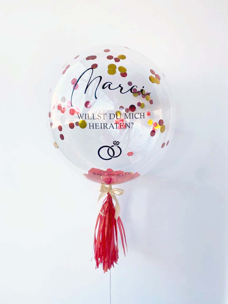 Heiratsantrag Designer Ballon