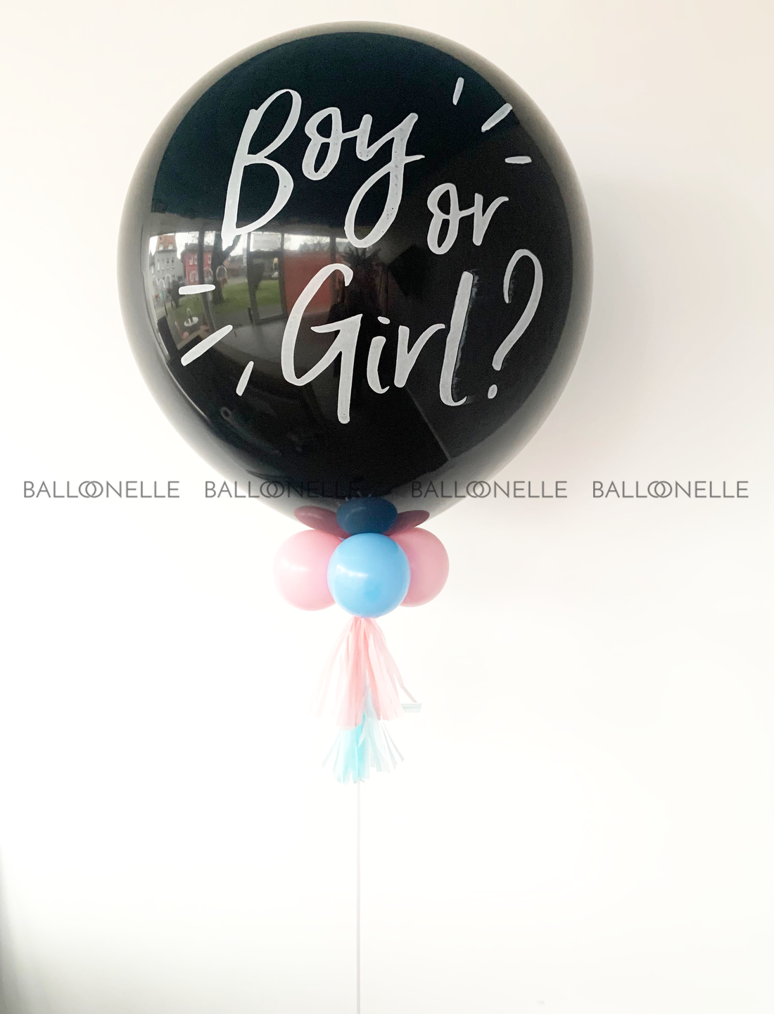 Boy or Girl Pop Up Ballon (heliumgefüllt) Nur zur Abholung! - BALLOONELLE